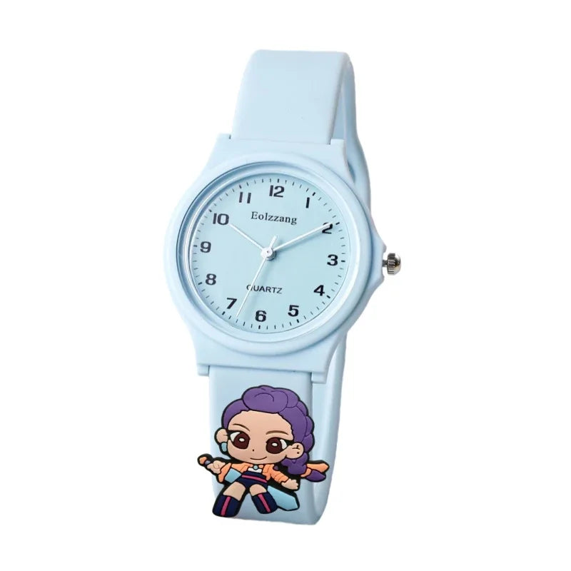 KPop Demon Hunters Girls Watches Kids Wristwatch Huntrix Gifts
