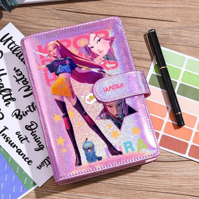 KPop Demon Hunters Rumi Mira Zoey Notebook Diary Journal Huntrix Gifts Merch