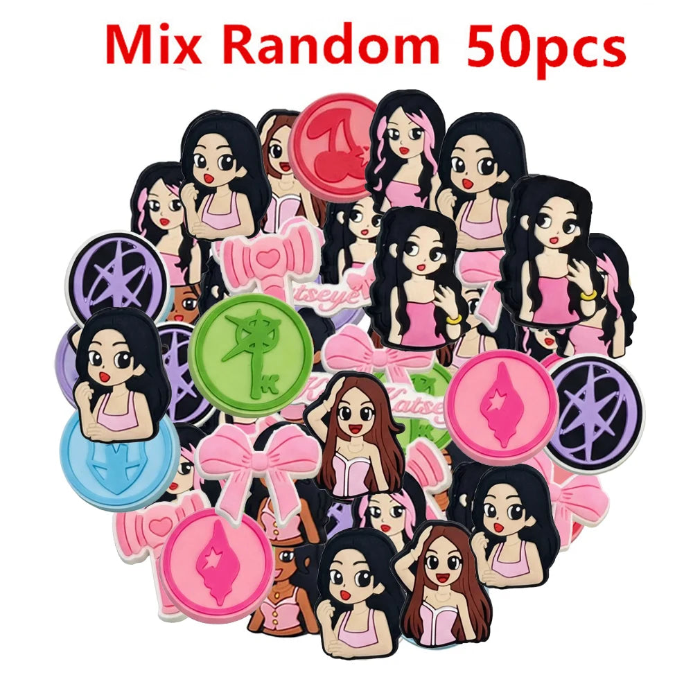 KATSEYE Shoe Croc Charms Clogs Accessories KPOP Merch Gifts