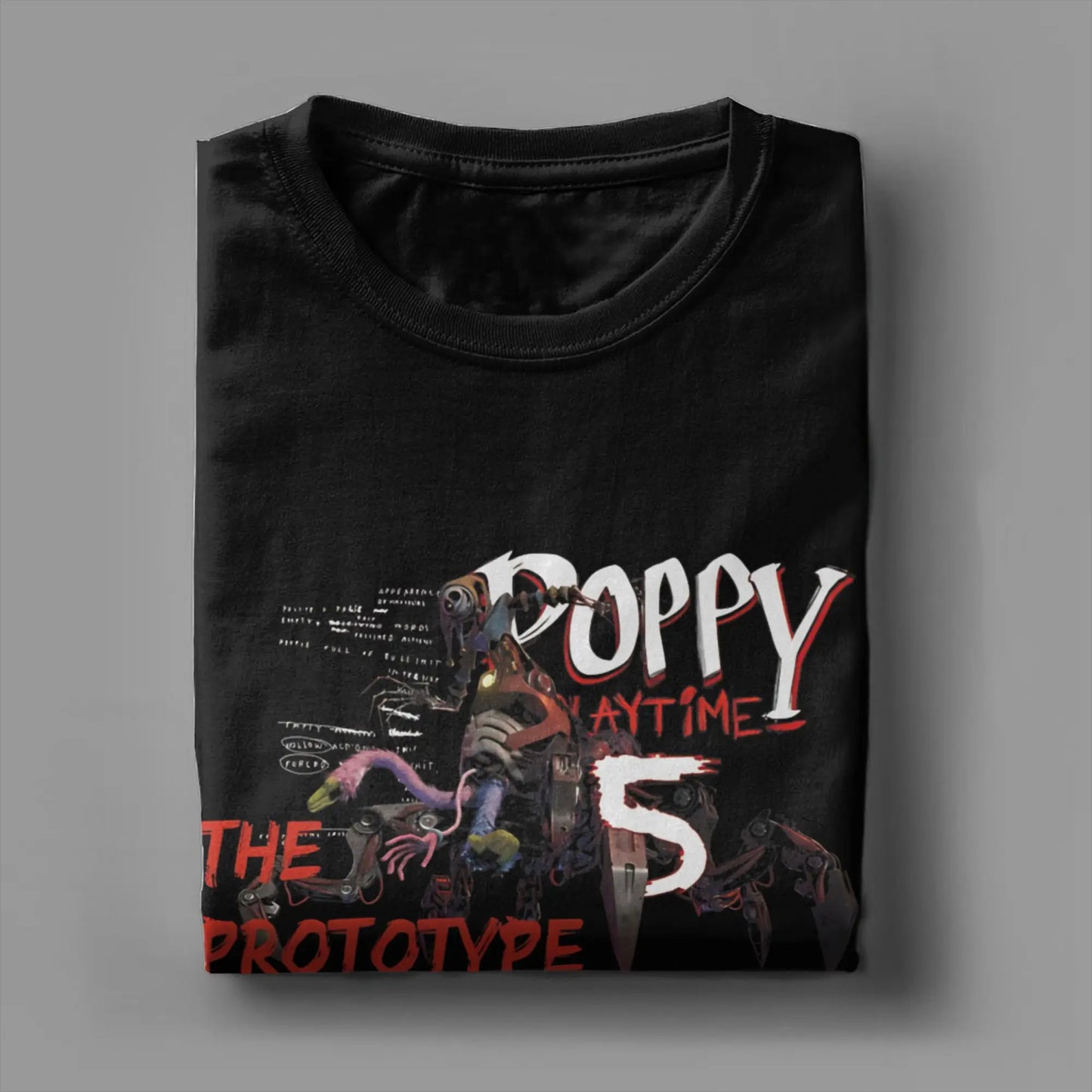 Poppy Playtime Chapter 5 Prototype TShirt Tops Adult Teen T-shirt Gamer Clothes
