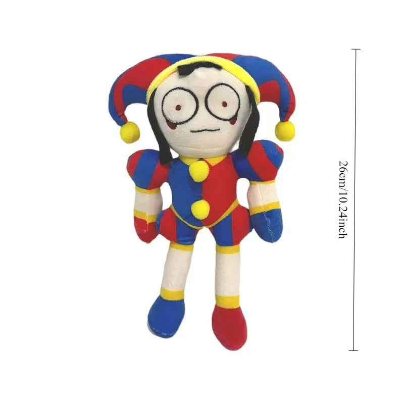 The Amazing Digital Circus Maid Jax Plush Pomni Caine Plushie Glitch Soft Toy