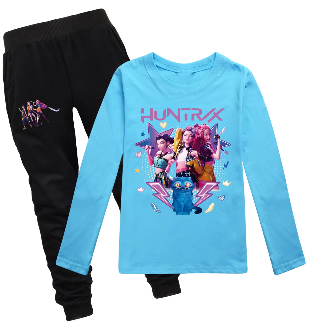 KPop Demon Hunters Huntrix Top T Shirt Kids T-shirt Rumi Clothes Mira Zoey Long Sleeved