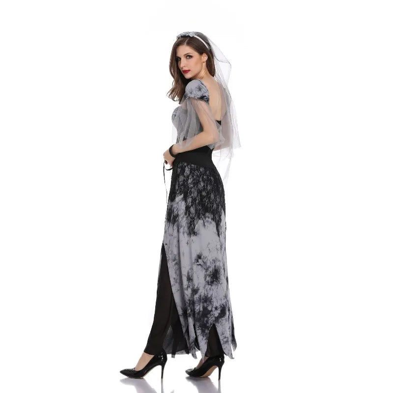 Ghost Ghost Dead Bride Halloween Fancy Dress Costume