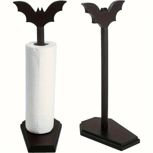Bat Paper Towel Toilet Roll Holder - Halloween Decor for Kitchen and Bathroom