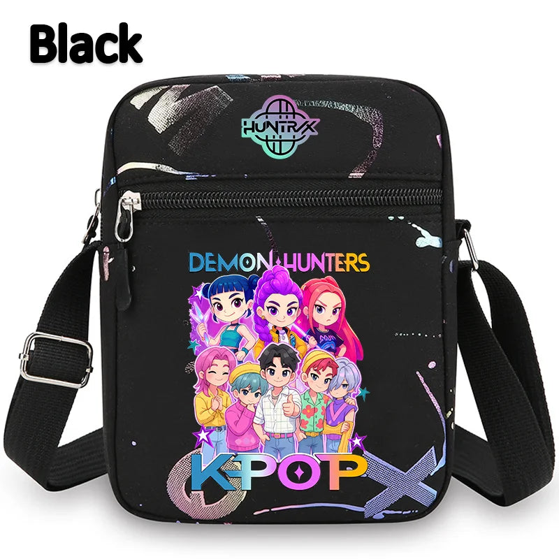 Kpop Demon Hunters Crossbody Bag HUNTRIX Backpack Rumi Pouch Bag