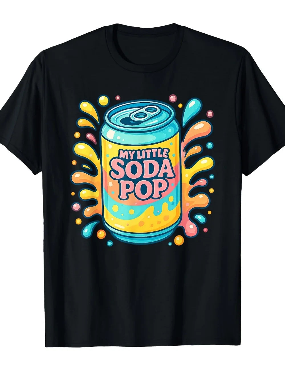 Soda Pop T-Shirt Saja Boys KPop Demon Hunters Clothes Summer Top