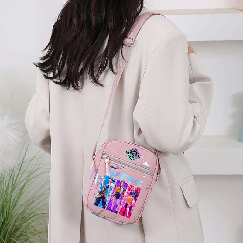 Kpop Demon Hunters Crossbody Bag HUNTRIX Backpack Rumi Pouch Bag
