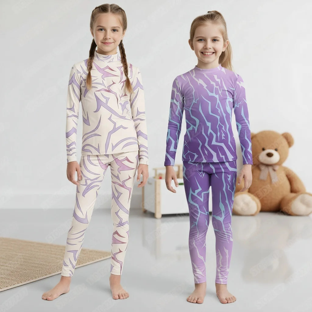 KPop Cosplay Devil Tattoo Pyjamas Demon Hunters Patterns Costume Pajamas Nightwear