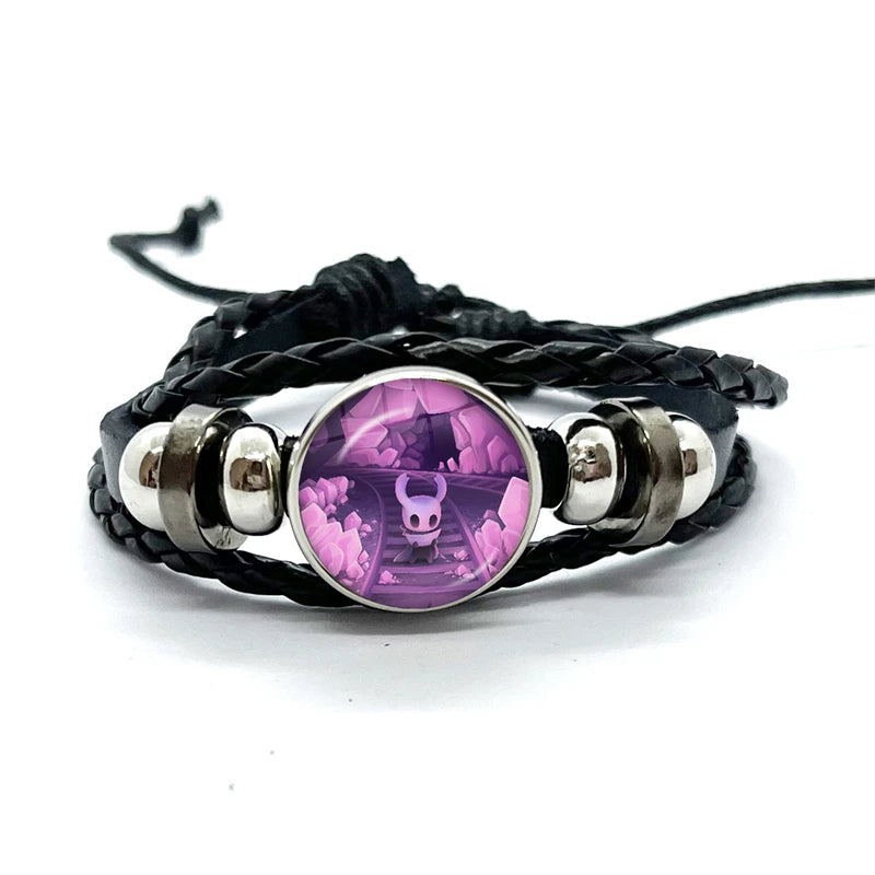 Hollow Knight Silksong Leather Bracelets Gamer Merch Gaming Jewellery Gifts Men