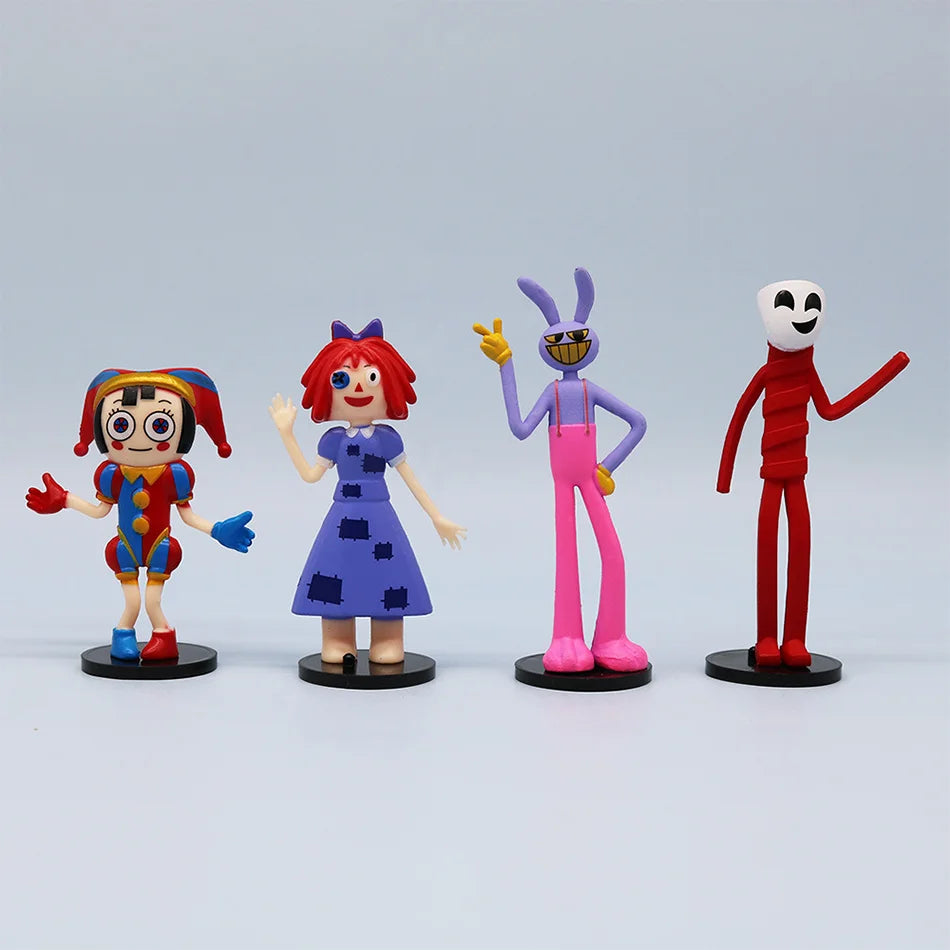 The Amazing Digital Circus Figures Pomni Jax Ragatha Model Toy Glitch Productions Doll