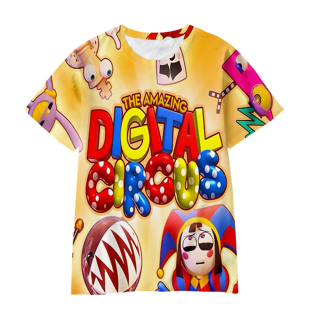 TADC The Amazing Digital Circus T-shirts Kids Adults Teen Clothes Summer Top Tshirt