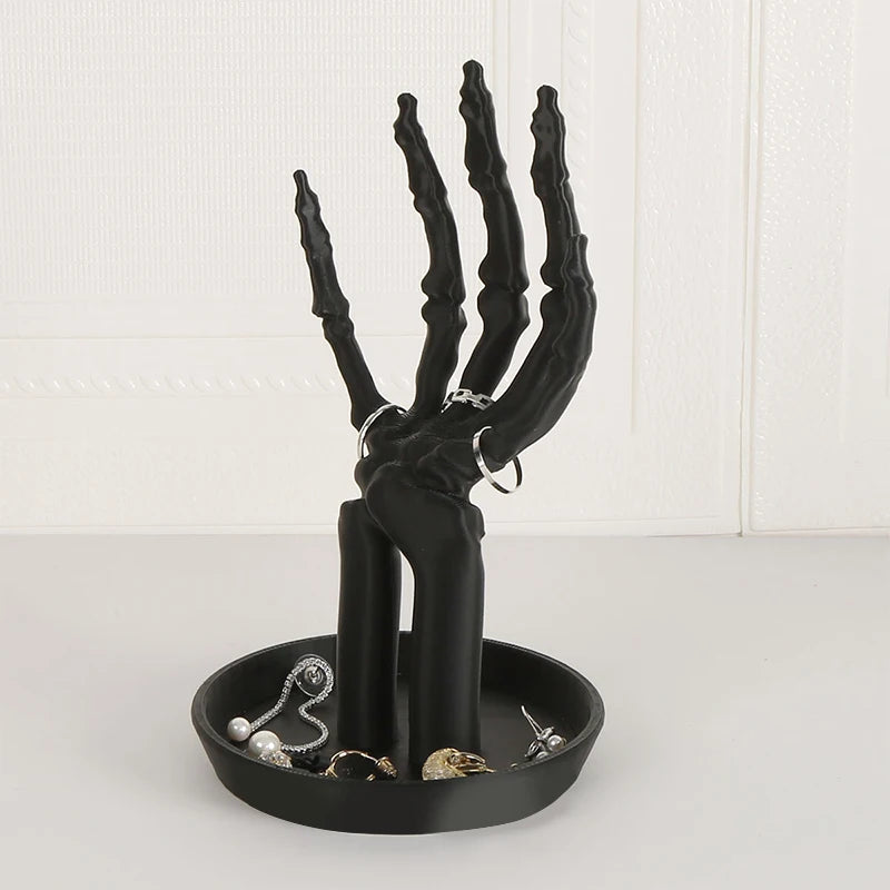 Gothic Skeleton Hand Jewelry Stand Home Decor
