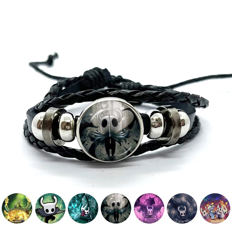 Hollow Knight Silksong Leather Bracelets Gamer Merch Gaming Jewellery Gifts Men