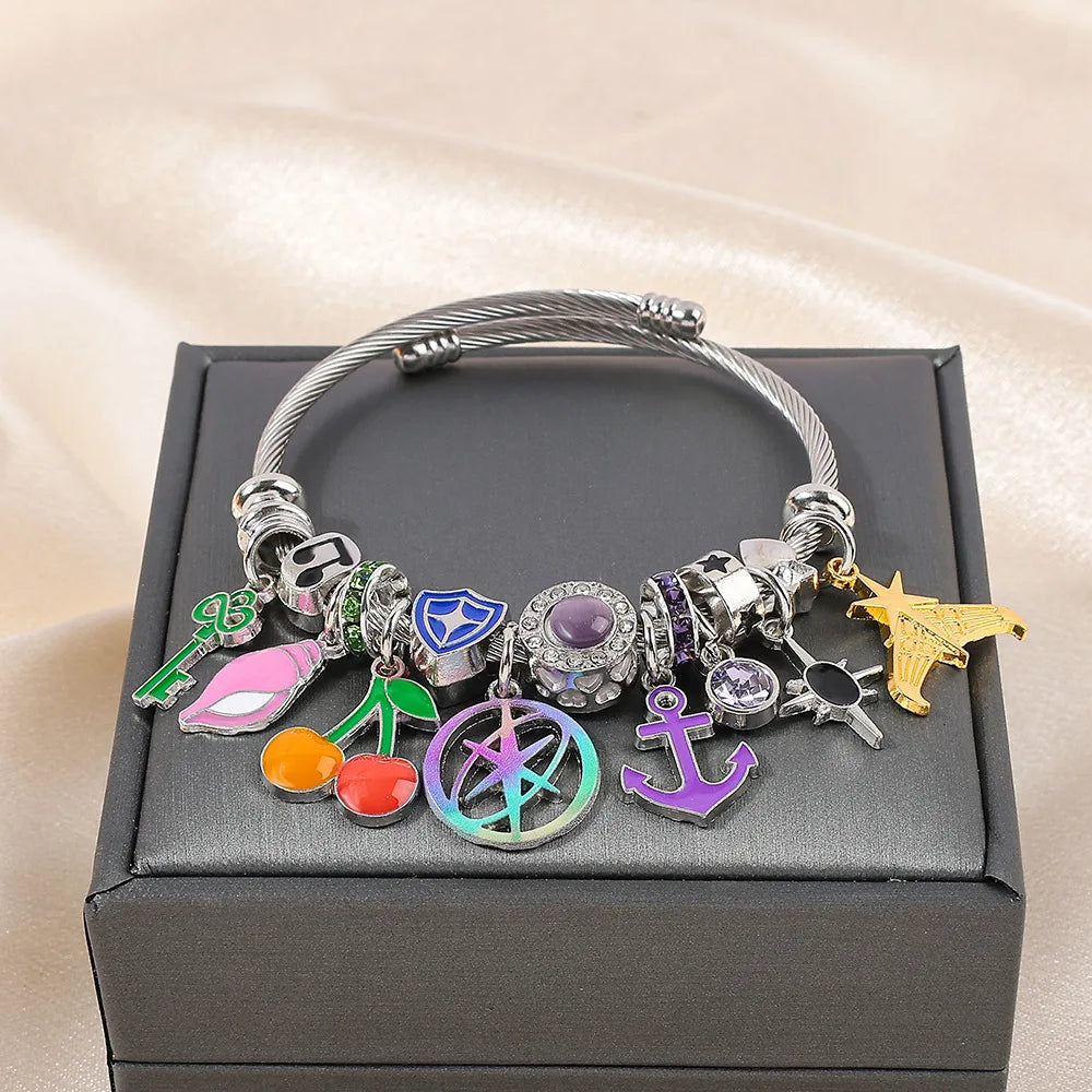 Katseye Kpop Girl Group Charm Bracelet Fashion Accessory Jewellery Megan Sophia