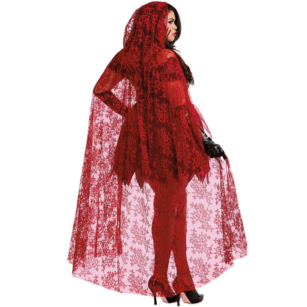 Sexy Little Red Riding Hood Dress Fairy Tale Fancy Dress Costume