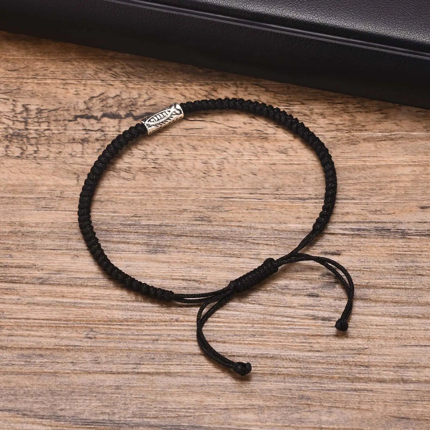 Hand-woven Rope Chain Bracelets for Men Boys, Adjustable Feng Shui Lucky Knot Bracelet Talisman Cord String Wristband