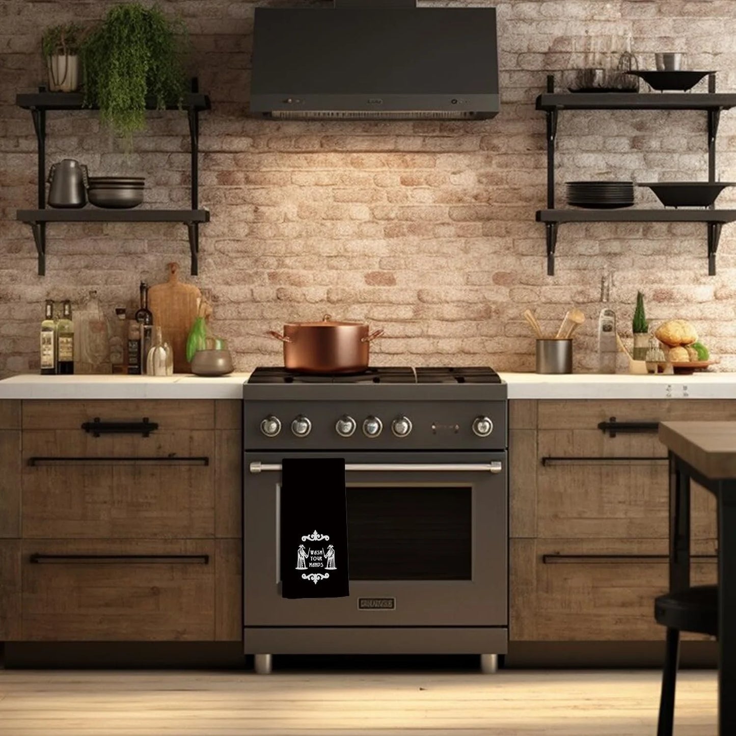 Halloween Hand Towels Gifts Bathroom Kitchen Gothic Horror Home Decor