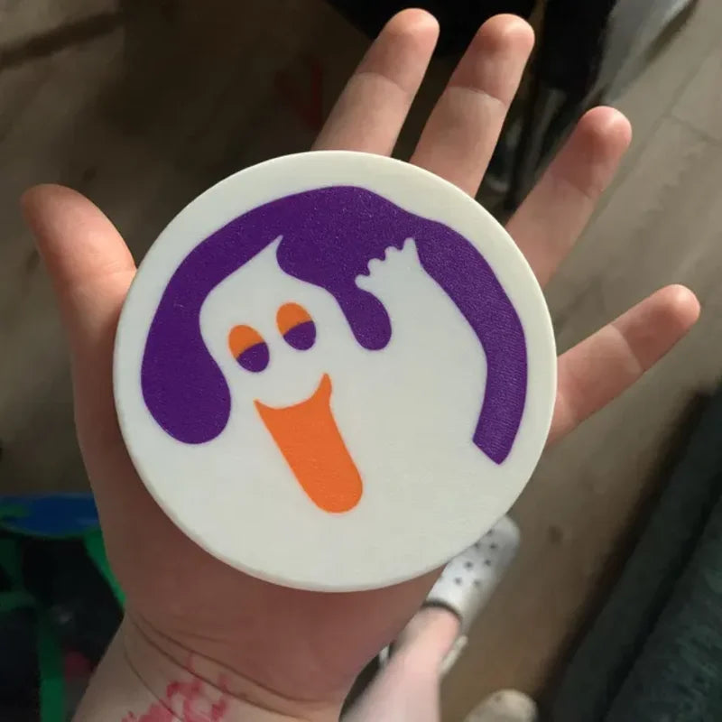 3-pack Spooky Pumpkin Sugar Cookie Drinks  Coasters Gifts Home Decor Halloween