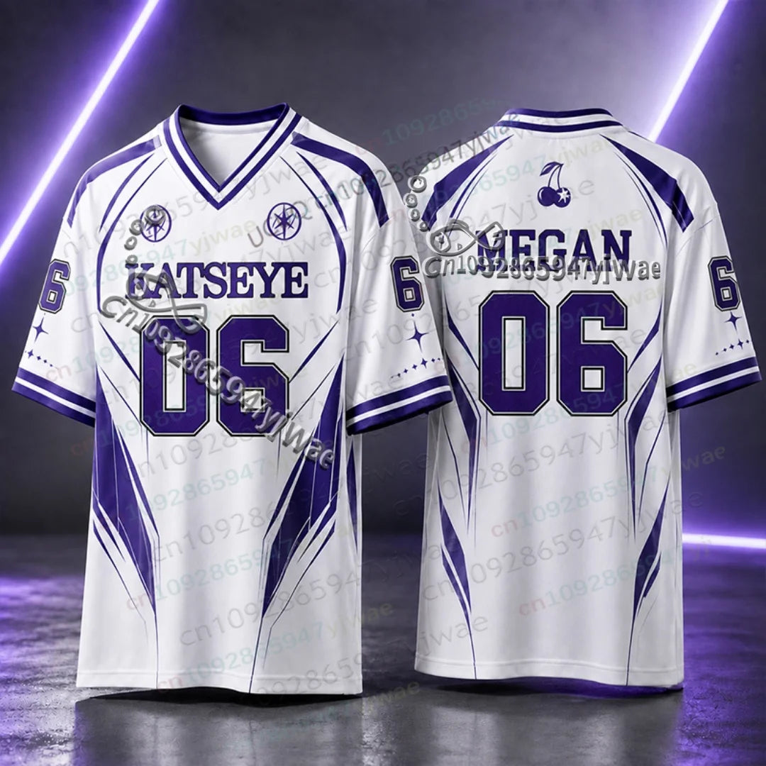 KATSEYE Concert Unisex Jersey KPOP Concert Merch Top Tshirt
