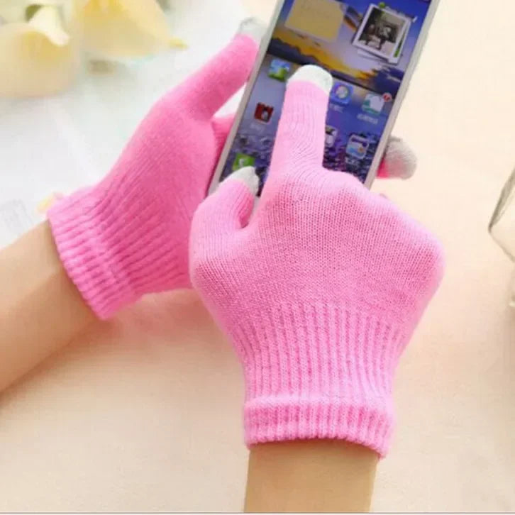 KPop Demon Hunters Children Five Finger Gloves Cute Touchable Screen Personalised Huntrix Merch Gift