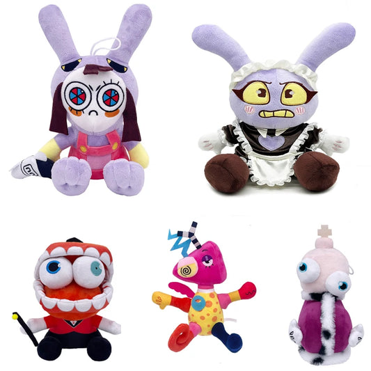 The Amazing Digital Plush Toys Pomni Maid Jax Kinger Zooble Caine Soft Toys