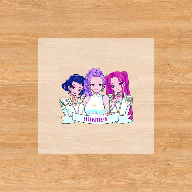 KPop Demon Hunters Merch Drawstring Swim PE Kit Sports Book Shoulder School Bag Waterproof