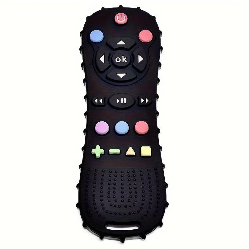 Montessori Baby Silicone Teether Toys Toddler Remote Control Boys Girls Gift Sensory Toys