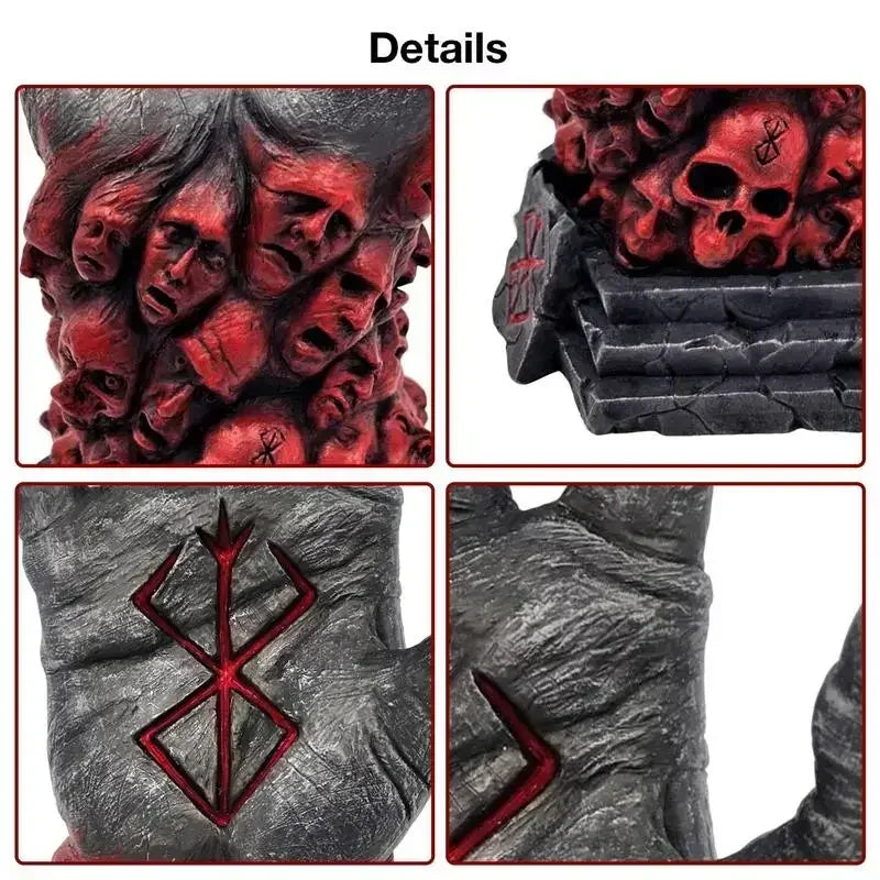 Gothic Witch's Hand Statue Ornament Wall Keys Jewellery Holder Sculpture