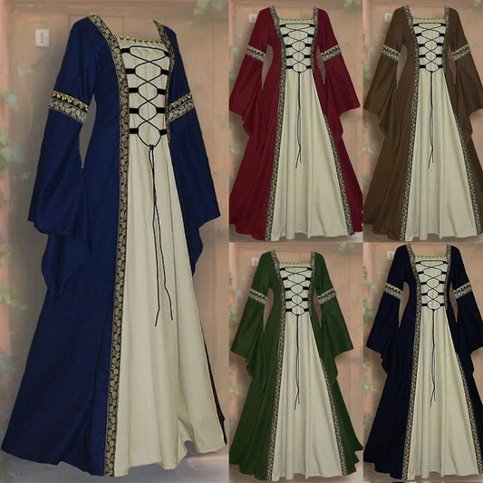 Medieval Renaissance Pagan Gown Princess Costume Court Dress
