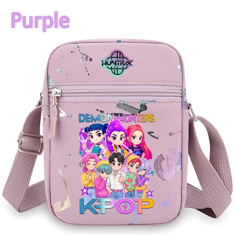 Kpop Demon Hunters Crossbody Bag HUNTRIX Backpack Rumi Pouch Bag