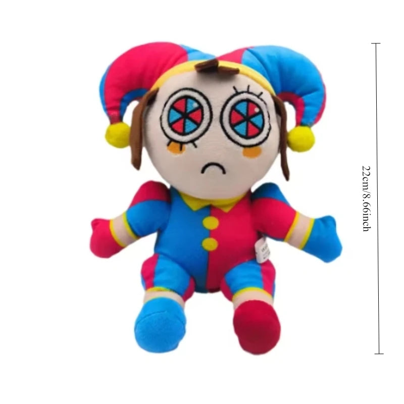 The Amazing Digital Circus Maid Jax Plush Pomni Caine Plushie Glitch Soft Toy