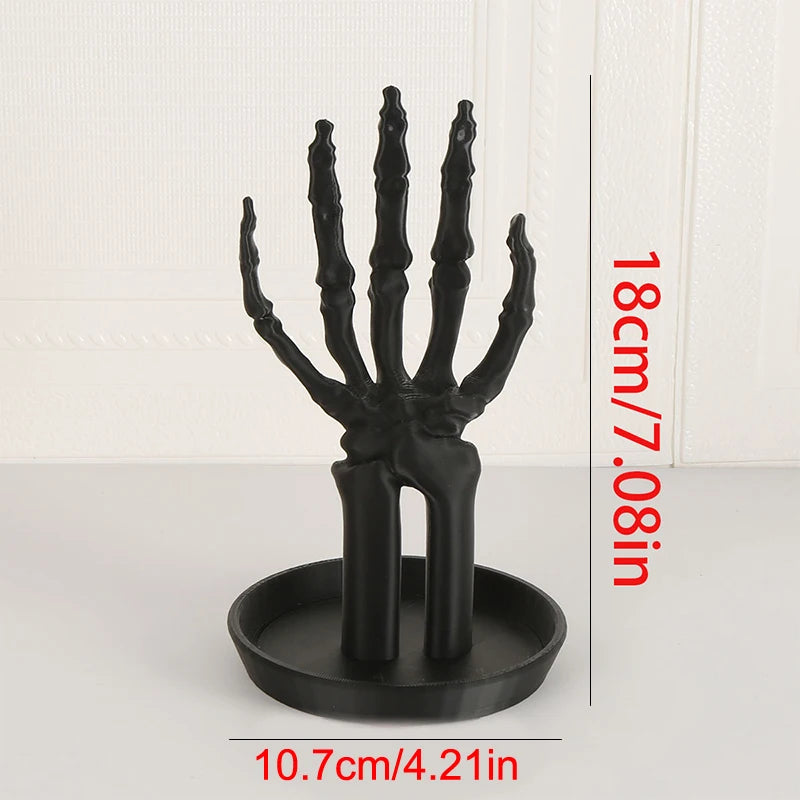 Gothic Skeleton Hand Jewelry Stand Home Decor