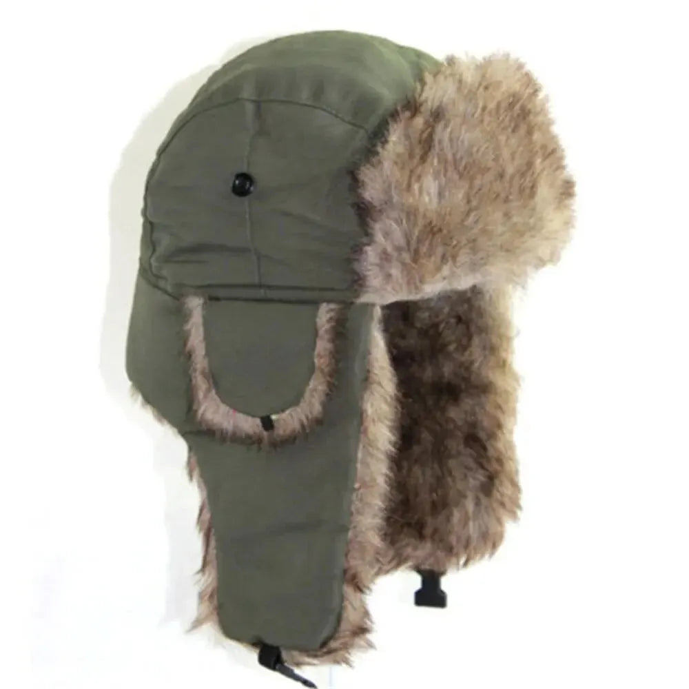 Unisex Winter Trapper Aviator Earflap Waterproof Russian Warm Ear Protectors Hats