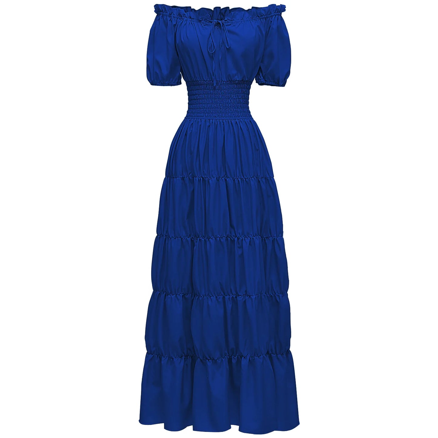Medieval Renaissance Steampunk Maid Chemise Long Petticoat Dress
