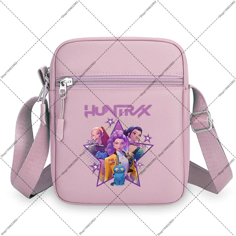 Kpop Demon Hunters Purse Crossbody Bags Shoulder Bag Huntrix Merch Gifts Hand Bag