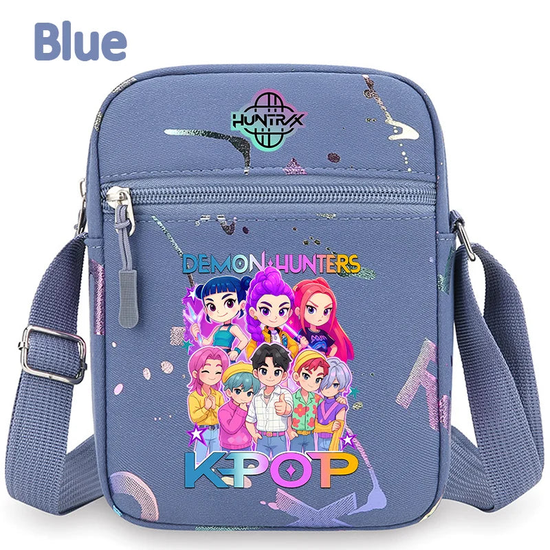 Kpop Demon Hunters Crossbody Bag HUNTRIX Backpack Rumi Pouch Bag