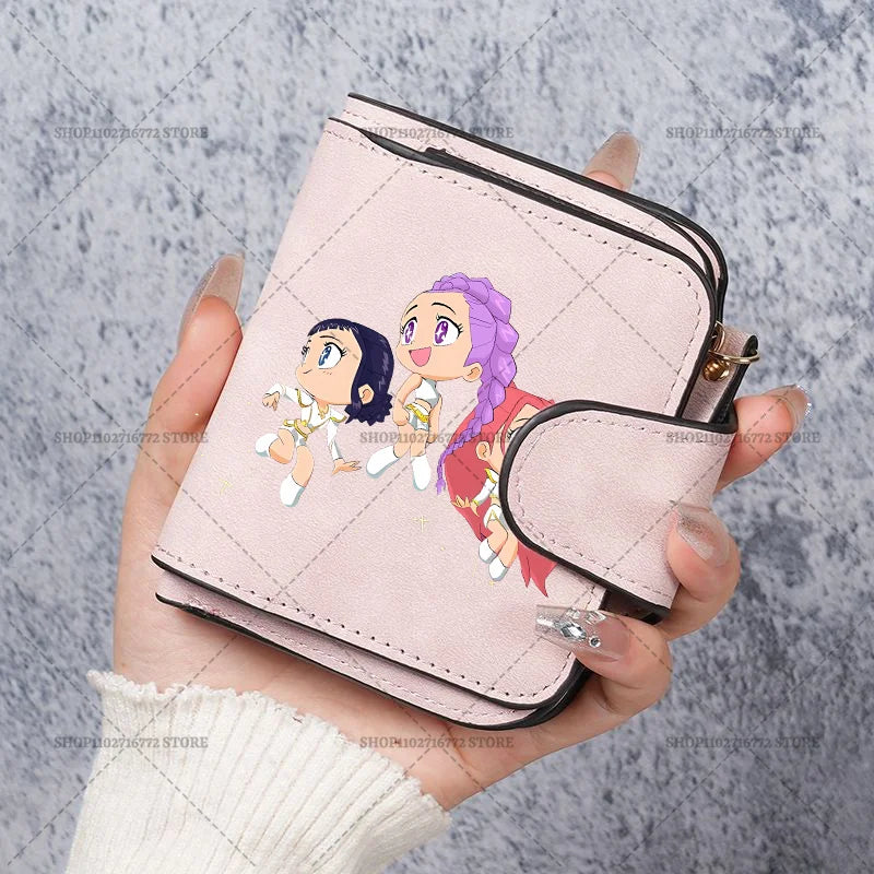 KPop Demon Hunters Wallet PU Waterproof Money Bag Card Holder Purse Coin Huntrix Merch Gift