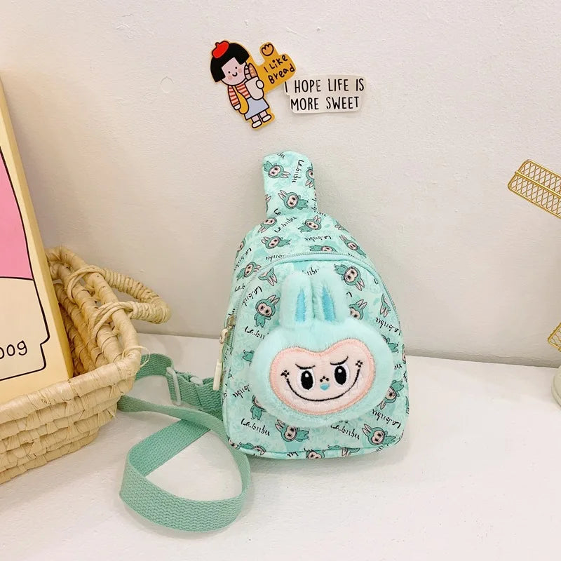 Labubu the Monsters Cute Plush Backpack Childs Shoulder Bag Cute Merch Kids Lafufu Gifts