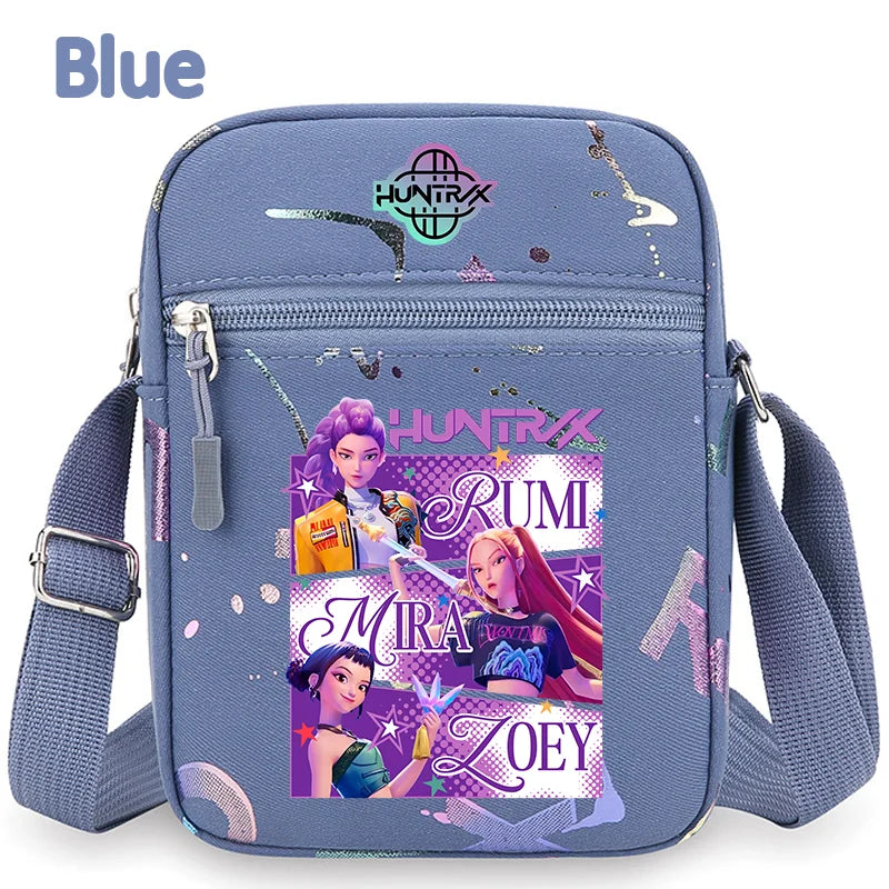 Kpop Demon Hunters Crossbody Bag HUNTRIX Backpack Rumi Pouch Bag