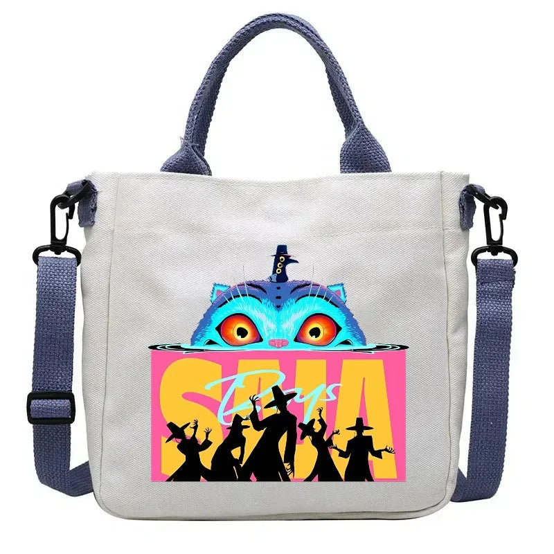 KPop Demon Hunters Crossbody Shoulder Bag Huntrix Tote Shopper Messenger Bag School Rumi K-pop