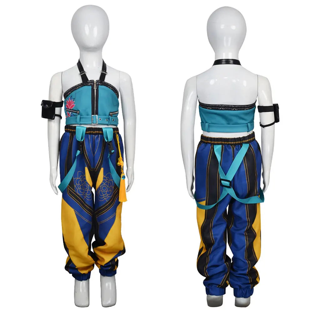 Kpop Demon Hunters Rumi Zoey Mira Cosplay Kids Child Girls Costume Huntrix K-pop Fancy Dress Costume
