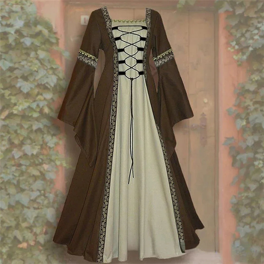 Medieval Renaissance Pagan Gown Princess Costume Court Dress