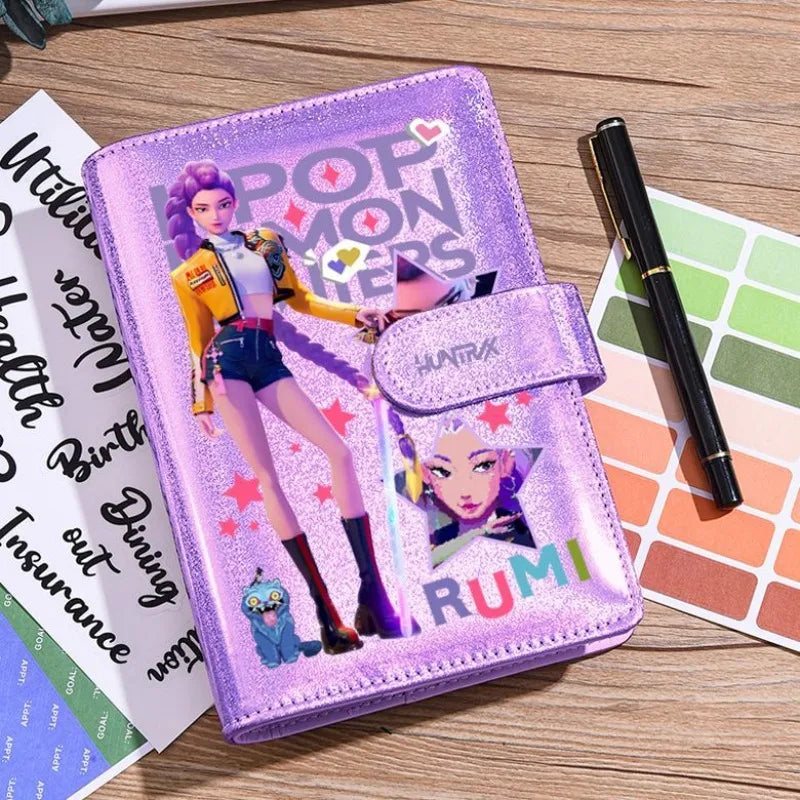 KPop Demon Hunters Rumi Mira Zoey Notebook Diary Journal Huntrix Gifts Merch