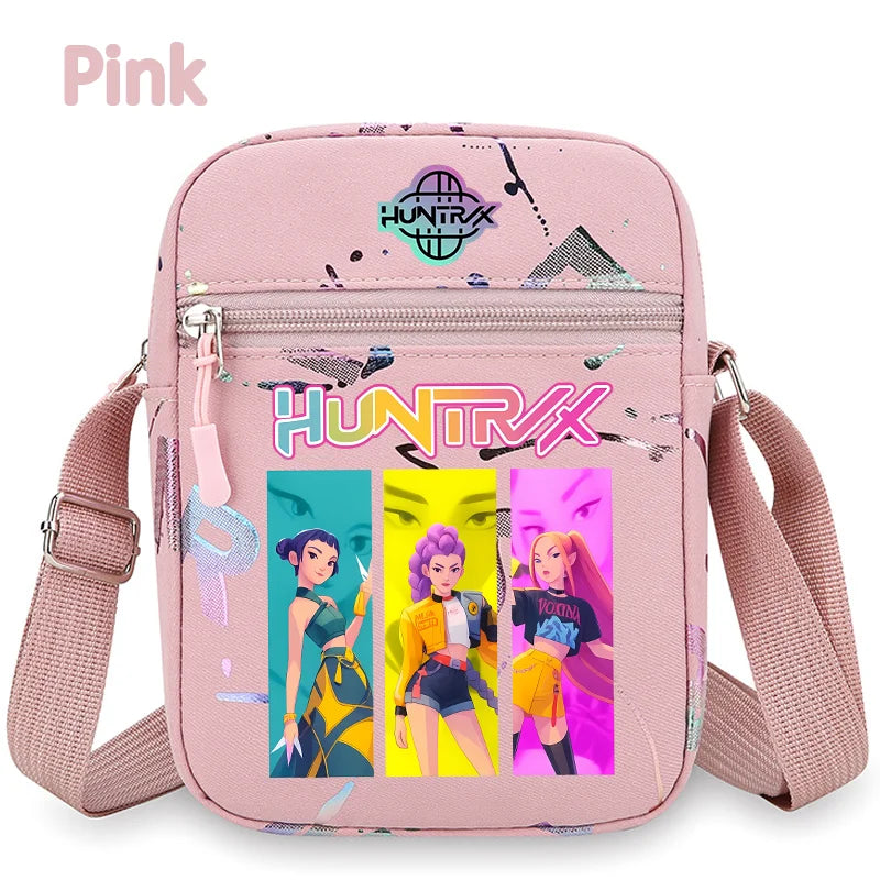 Kpop Demon Hunters Crossbody Bag HUNTRIX Backpack Rumi Pouch Bag