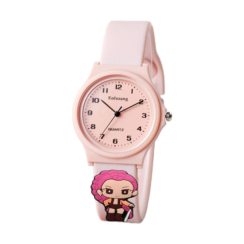 KPop Demon Hunters Girls Watches Kids Wristwatch Huntrix Gifts
