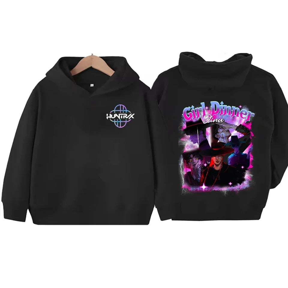 Saja Boys Derpy Tiger Hoodie Movie KPop Demon Hunters Huntrix Jumper Sweater