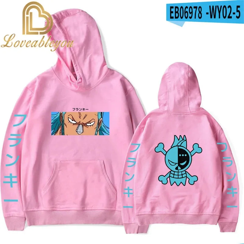 One Piece Manga Straw Hat Pirates Hoodie Sweatshirt Anime Monkey D. Luffy Merch