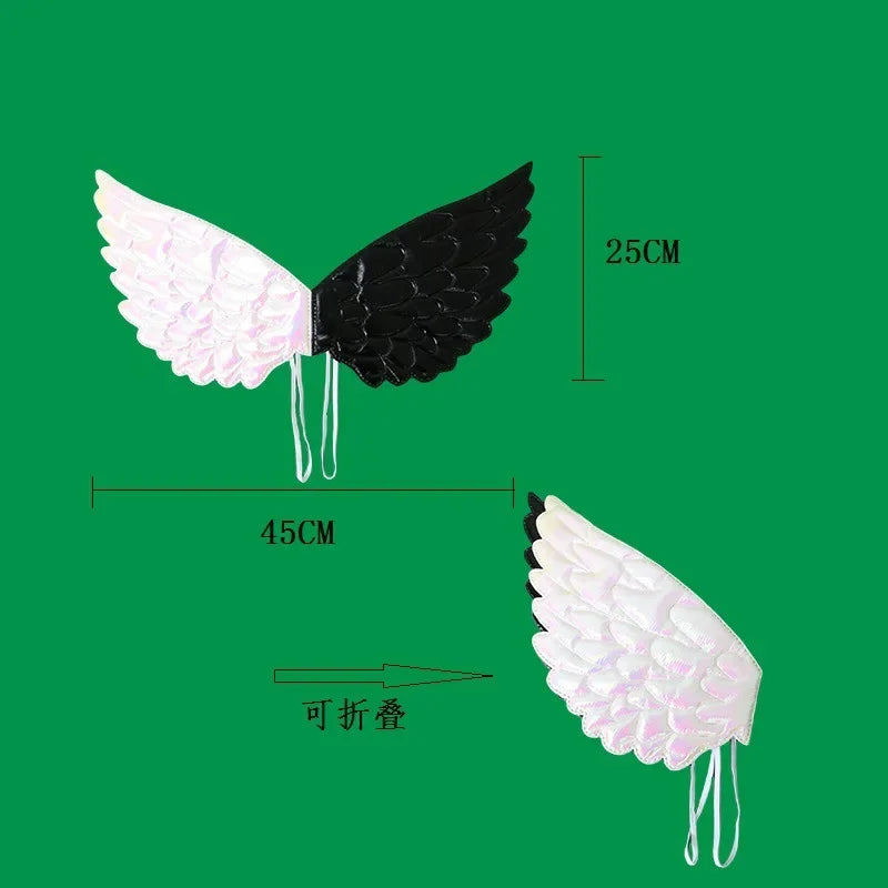 Halloween Angel Halos Headbands Angel Wing Tutus Angel Wands Fancy Dress Costume Accessories