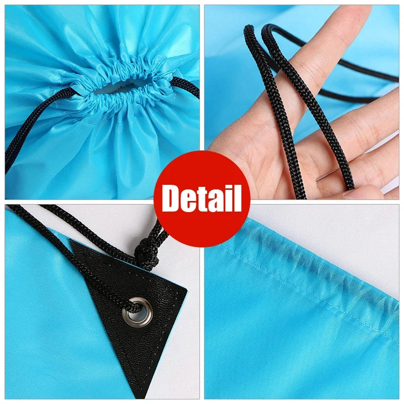 KPop Demon Hunters Merch Drawstring Bags Swim Sports PE Kit Book Bag Huntrix Rumi Derpy Gift Tiger