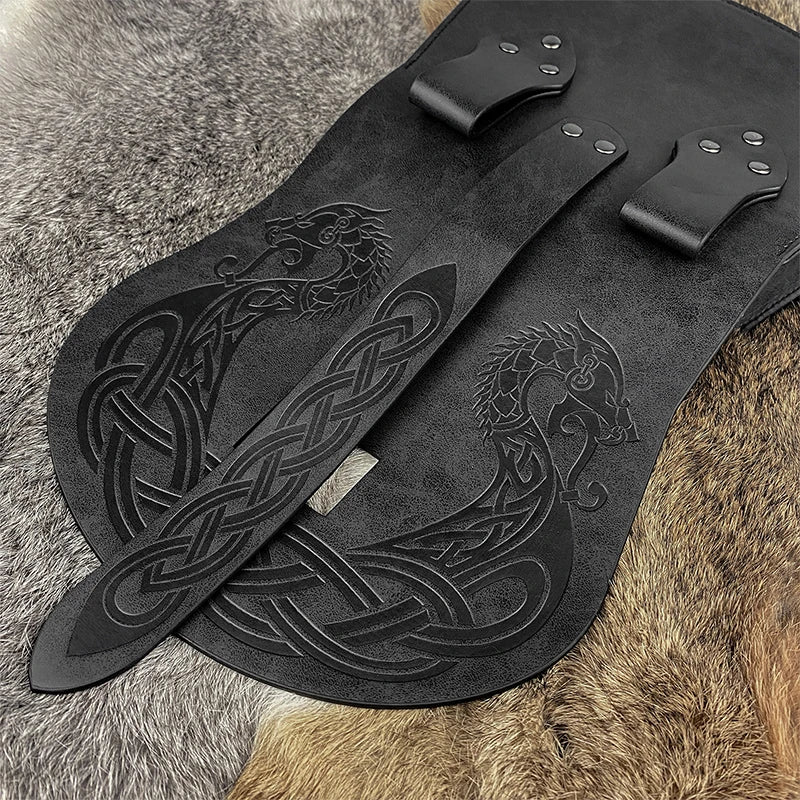 Unisex Steampunk Medieval Viking Punk Style Fanny Pack Belt Bag Saddle Bag Cosplay Prop